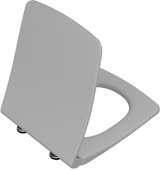 VitrA Metropole Slim WC-Sitz 122-476R009 mit Absenkautomatik und Schnellverschluss, abnehmbar, steingrau matt