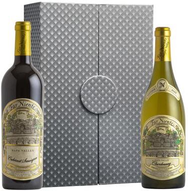 Wine.com """Far Niente Napa Valley Duo with Silver Gift Box"""