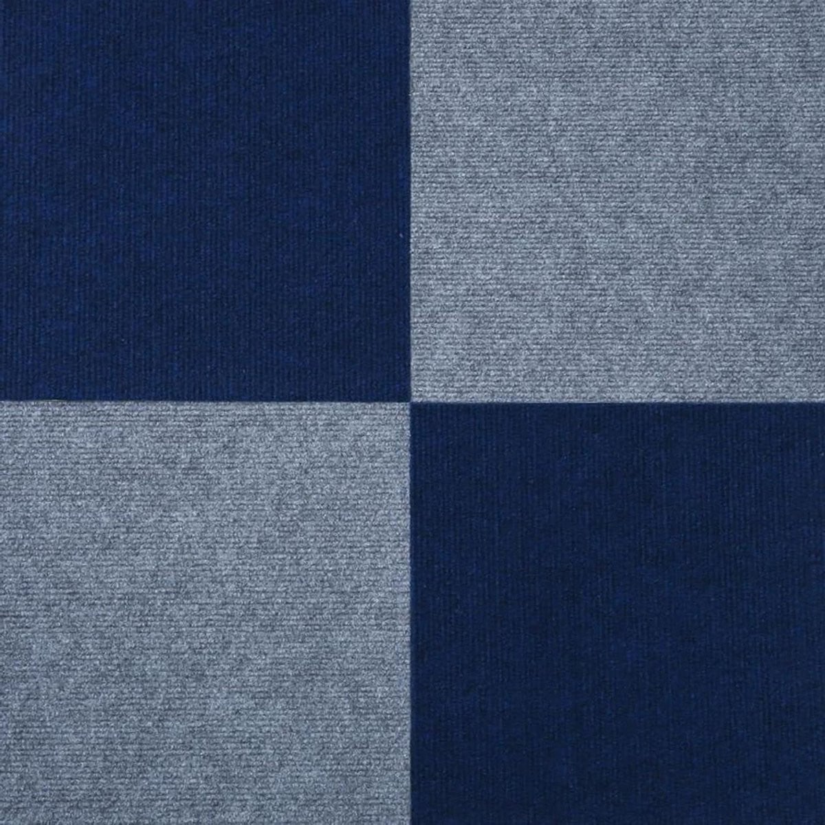 Zelfklevende tapijttegels Grijs donkerblauw - 4 stuks