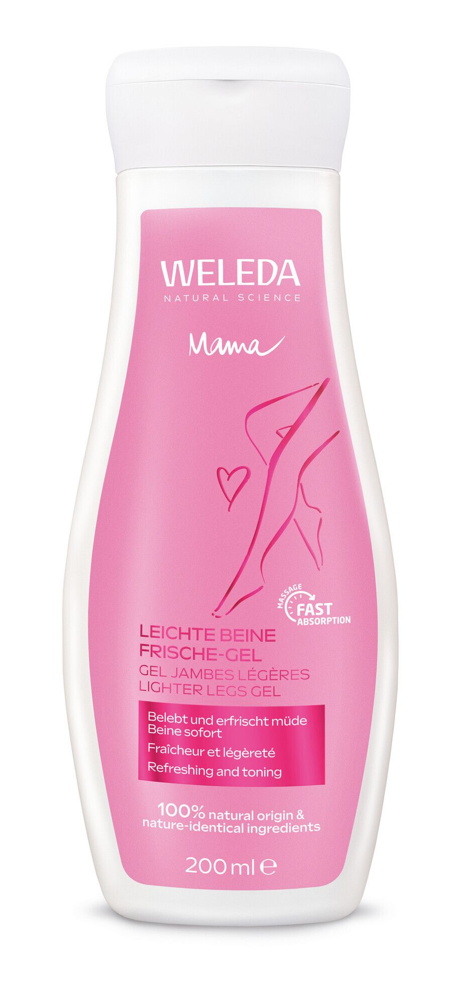 Weleda Leichte Beine Frische-Gel 200 ml Gel
