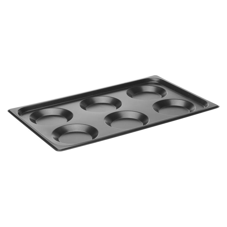Hendi Tablett mit 6 Formen, Convectomat Pancake,, GN 1/1, 530x325x(H)29mm (41884511)