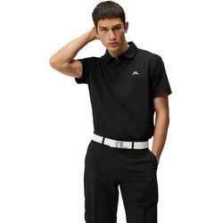 J. LINDEBERG Polo Duff Regular, schwarz