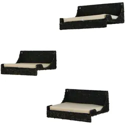 Rohrschneider Wandmulde Seegras schwarz 3er Set