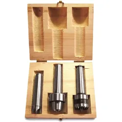 Holzstar, Zubehör Maschine, Mitnehmerset MK2 3-tlg Konusaufnahme MK2, für Drechselmaschinen 5931056