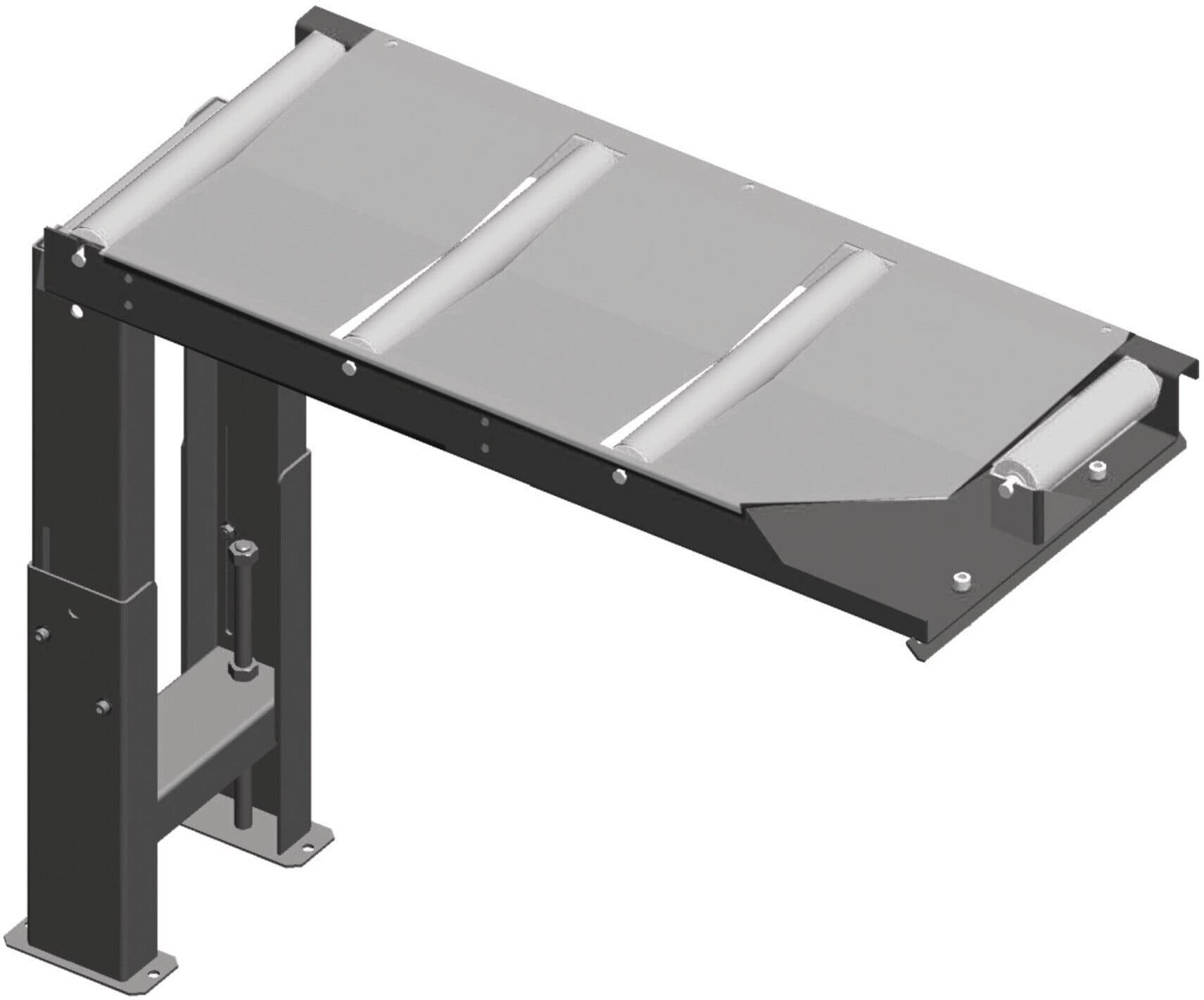 metallkraft Verbindungsrollenbahn 390 mm Zufuhrseite für 60°-Schnitte (3649171)