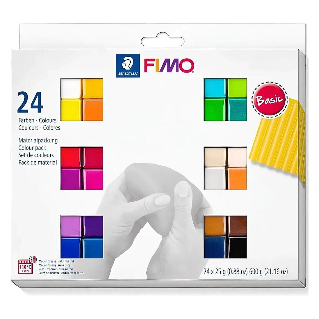 Staedtler FIMO soft Basic Colours (8023 C24-1)