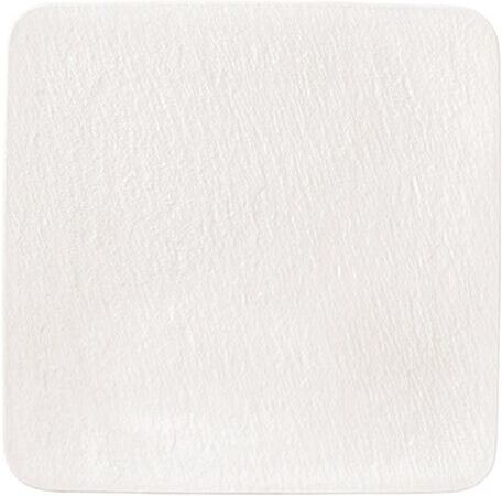 Villeroy & Boch Manufacture Rock Blanc Square Serving Plate/Gourmet Plate