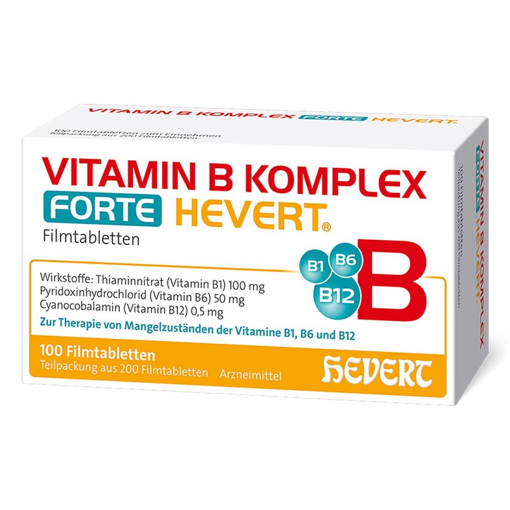 Hevert-Arzneimittel GmbH & Co. KG Vitamin B Komplex forte Hevert Tabletten 05003960
