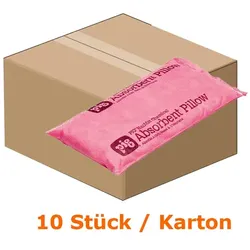 Absorptionsmatte PIG® HazMat Polster 10 Stück Abmessung 43 cm x 20 cm x 3 cm, Absorbiert 22,5 L je karton