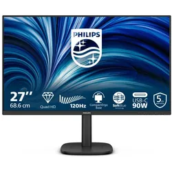 Philips 3000 series 27B2U3601/00 Computerbildschirm 68,6 cm (27") 2560 x 1440 Pixel Quad HD LCD Schwarz