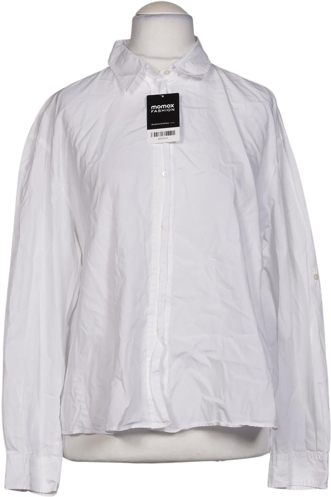 Cain Damen Bluse, Weiß, Gr. EU 38 (Marc Cain N3), Baumwolle - Second Hand