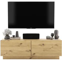 TV-LOWBOARD Enjoy Artisan Eiche 120 cm mit Sockel