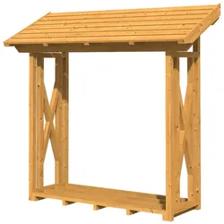 Skan Holz Holzunterstand Paul 1 naturbelassen