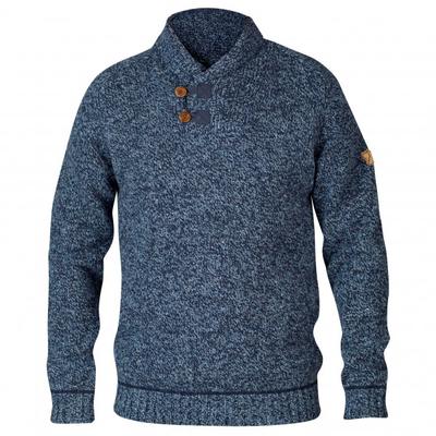 Fjällräven - Lada Sweater - Wollpullover Gr L blau