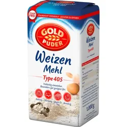GOLDPUDER Weizenmehl Type 405 1,0 kg