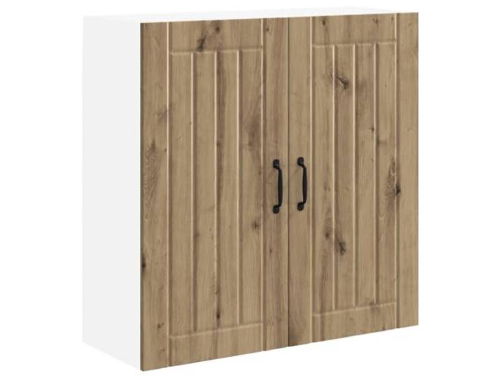 IBUQDDV Wandschrank Lucca Artisan-Eiche 80 x 31 x 80 cm Holzwerkstoff Geschirrspüler-Paneel, Holzwerkstoff, Rahmen aus Holzwerkstoff, Innenbereich, rechteckig, moderne Ästhetik