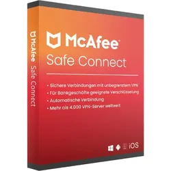 McAfee Safe Connect VPN - 1 Jahr - 5 Geräte
