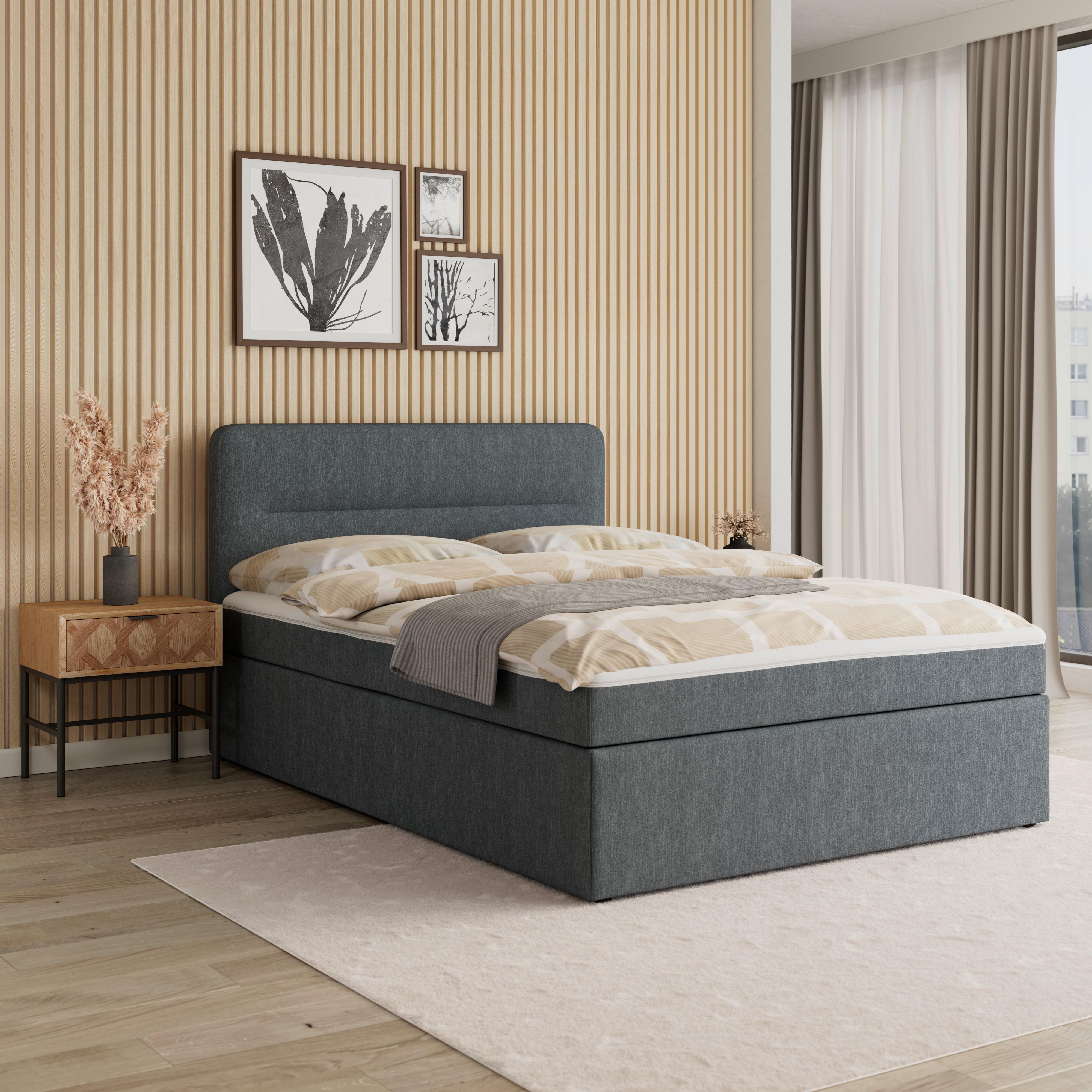 Mömax Boxbett Marco Graublau ca. 140x200 cm