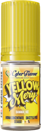 Cyber Flavour Yellow Mery Aroma Concentrato 10ml Banana Ghiaccio
