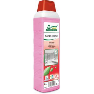 Tana Badreiniger 712473, Sanet zitrotan, Sanitärreiniger, gegen Kalk und Schmutz, 1 Liter