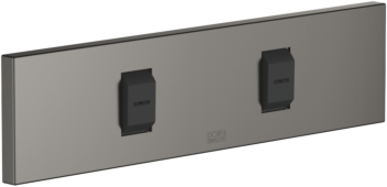 Dornbracht Seitenbrause 36512979-99 für UP-Montage, horizontal, Dark Platinum matt