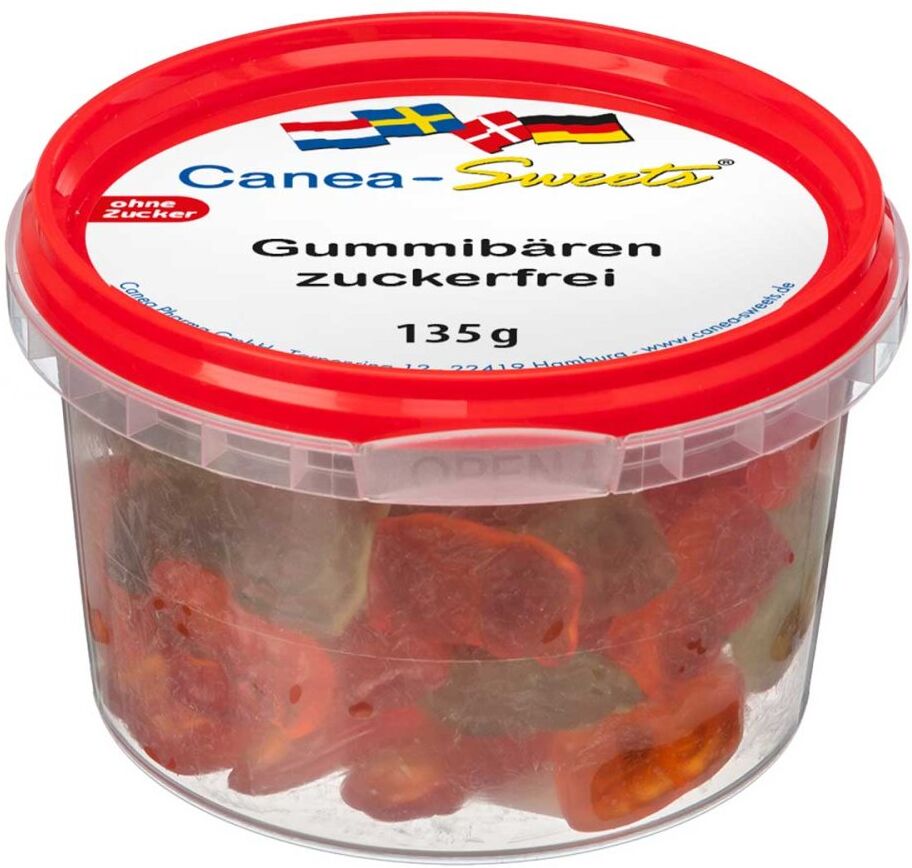 Canea-Sweets Gummibären zuckerfrei 135g