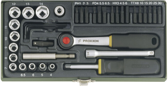 Proxxon Jeu de vis 1/4