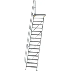 Munk Treppe mit Plattform 60° Stufenbreite 800 mm - 600396