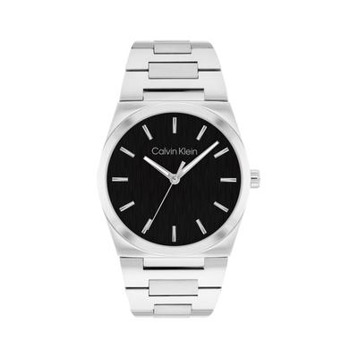 Quarzuhr CALVIN KLEIN "CK Empower", silber (silberfarben), Armbanduhren, Herren, Quarzuhr, Armbanduhr, Herrenuhr, Edelstahlarmband, analog