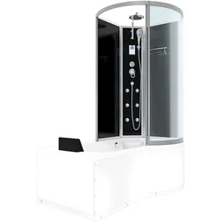 AcquaVapore Kombination Badewanne Dusche K50-L31-EC Duschtempel 170x100 cm