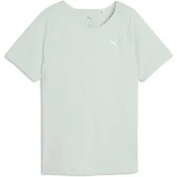PUMA Damen T-Shirt W RUN CLOUDSPUN TEE, Größe S in Grau Grau