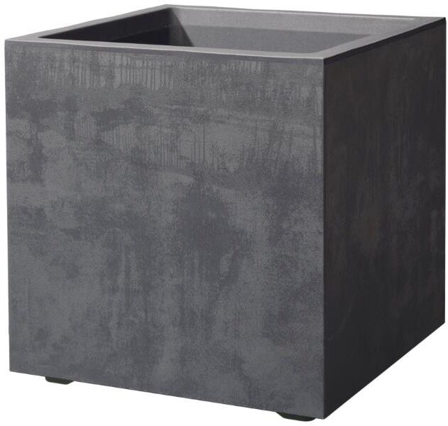Deroma Pflanztopf Millenium Kunststoff anthrazit 49 cm