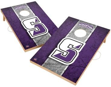 Skip's Garage Vintage Scranton Royals Regulation 2x4 Cornhole Set