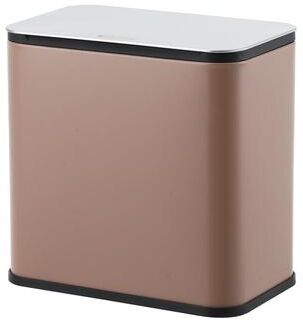 Garvee 1.3 Gal/5L Hanging Kitchen Compost Bin, Stainless Steel Trash Can with Lid, Charcoal Filter, Inner Bucket, Silver