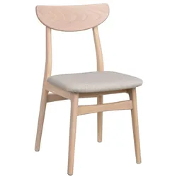 2er-Set DAHEIM Stuhl Rodham Stoff Beige