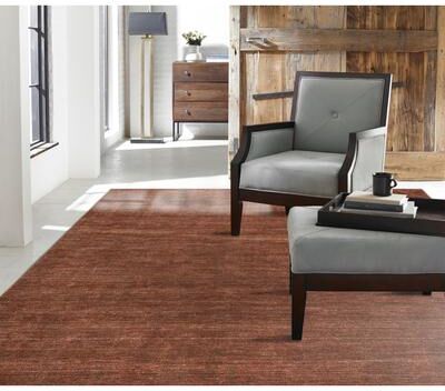 KALATY Allspice Wool/Viscose Handmade Area Rug