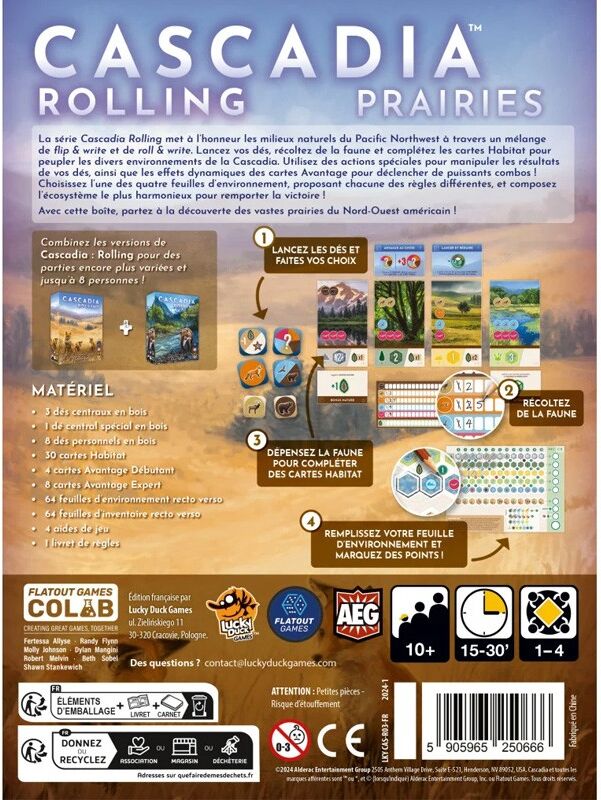 Lucky Duck Games Cascadia - Rolling Prairies