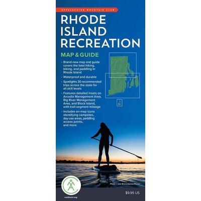 Rhode Island Recreation Map & Guide, Karte von Appalachian Mountain Club Books, Appalachian Mountain Club, 978-1-62842-111-8