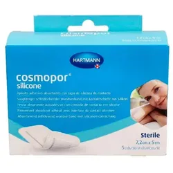 Hartmann Cosmopor Silikon 7,2x5cm 5 Stück