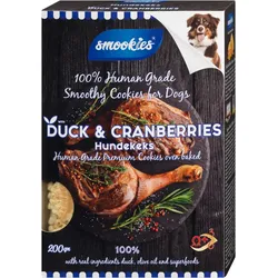 Smookies Duck & Cranberries, 200g - ein Keks, den Hunde lieben!