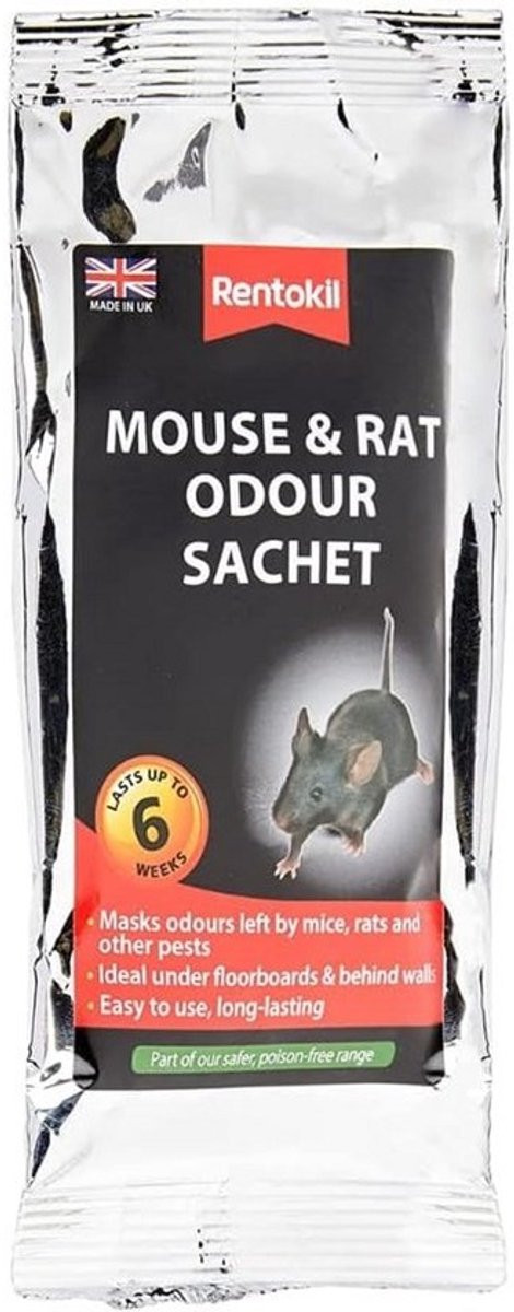 Geurzakjes tegen muizen en ratten