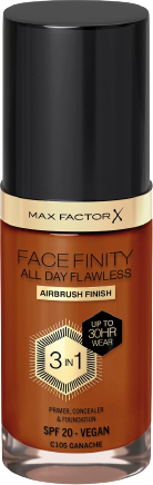 Max Factor Facefinity 3 in 1 Primer Concealer & Foundation C105
