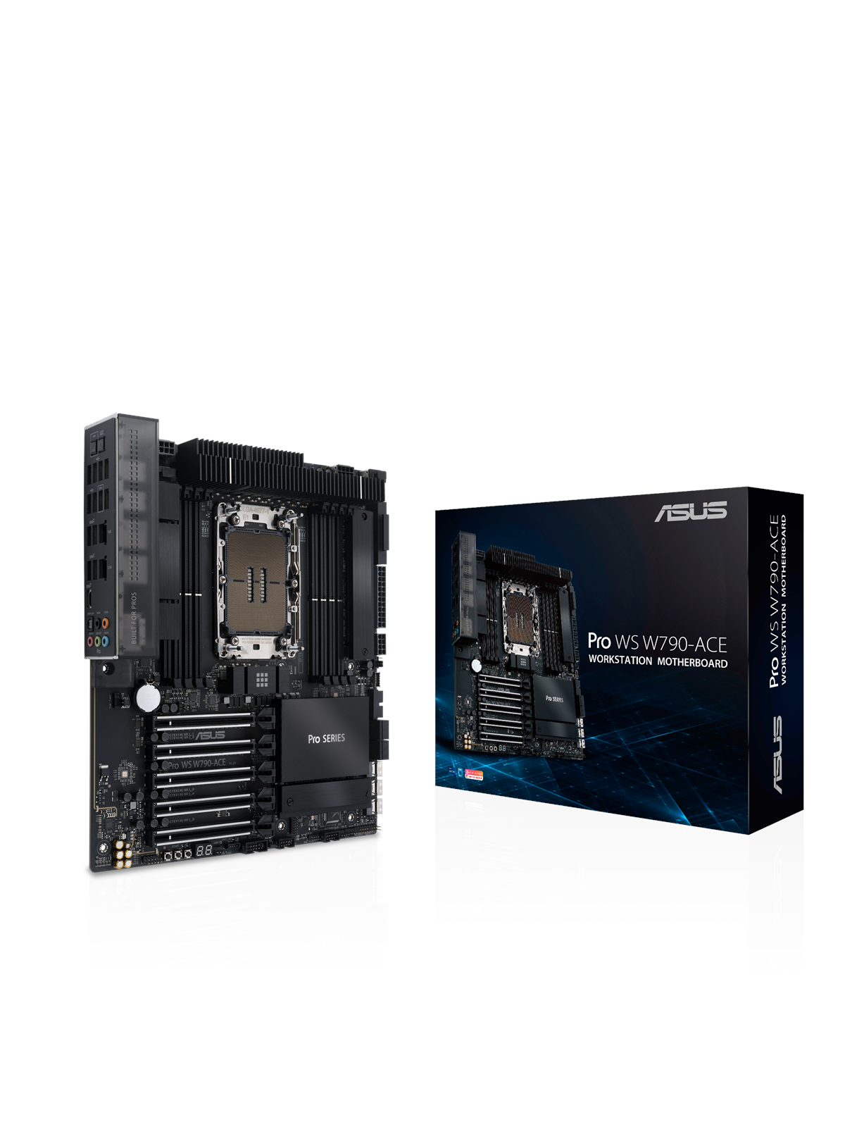 ASUS PRO WS W790-ACE Mainboard - Intel W790 - Intel LGA4677 - DDR5 RAM - SSI (Server)