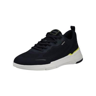 Sneaker GEOX "Geox Sneaker Textil", Herren, Gr. 43, navy, Textil, Schuhe Sneaker