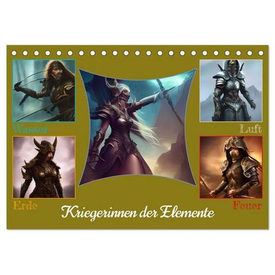 Kriegerinnen der Elemente (Tischkalender 2027 DIN A5 quer), CALVENDO Monatskalender