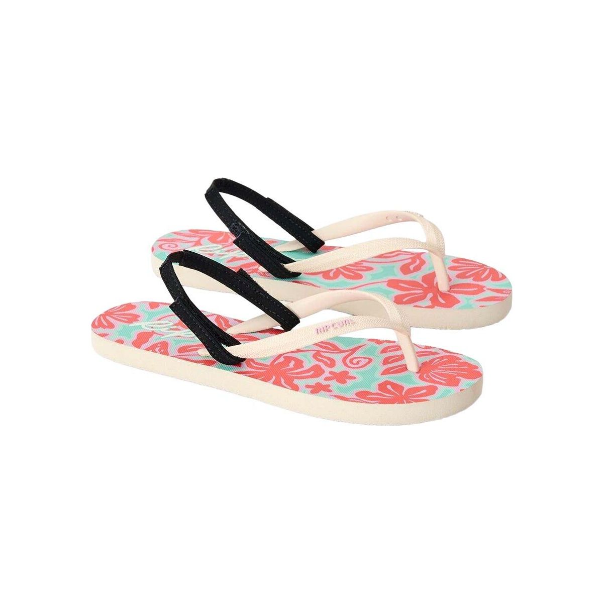 RipCurl Mixed Bloom Open Toe-girl teal (4821) 28 11LGOT-4821-28
