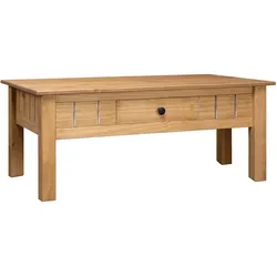 vidaXL Couchtisch 100x60x43,5 cm Massivholz Panama-Kiefer