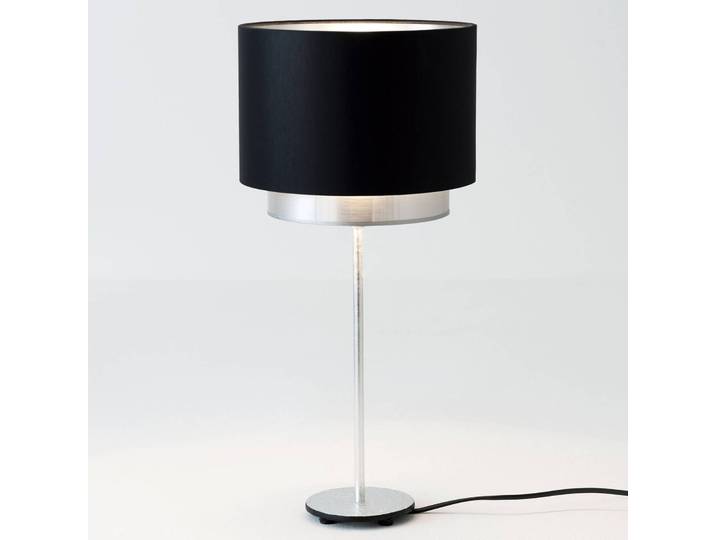 Holländer Tischlampe Mattia, chrom / silber, für Wohn- / Esszimmer, Metall, Design