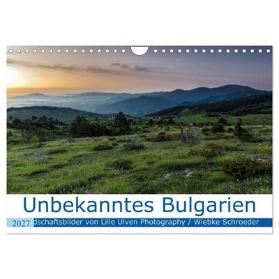 Unbekanntes Bulgarien (Wandkalender 2027 DIN A4 quer), CALVENDO Monatskalender