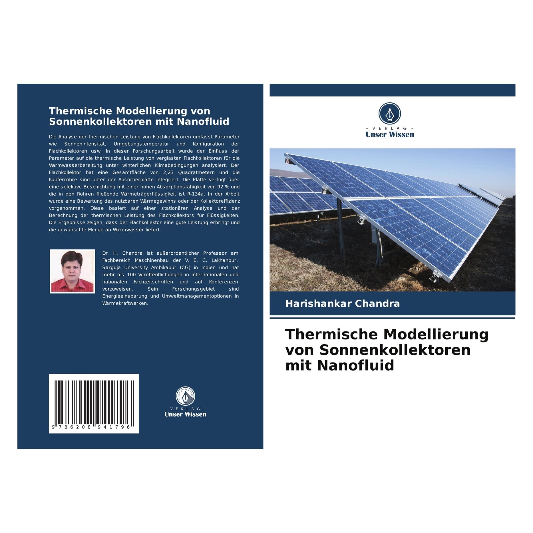 Umbreit Thermische Modellierung von Sonnenkollektoren mit Nanofluid (Deutsch, Harishankar Chandra) (63605202)